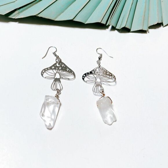 Crystal drop earrings S21 - Picture 1 of 2